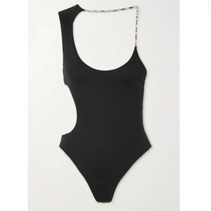 NWT THE ATTICO Chain-Embellished Cutout Swimsuit